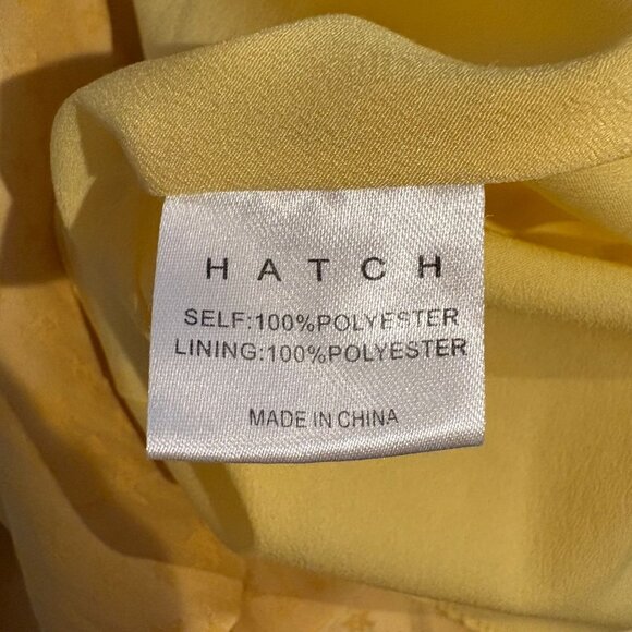 Hatch Maternity Gemma Dress Women's Size 3 = Large Light Yellow in EUC! - Picture 5 of 7